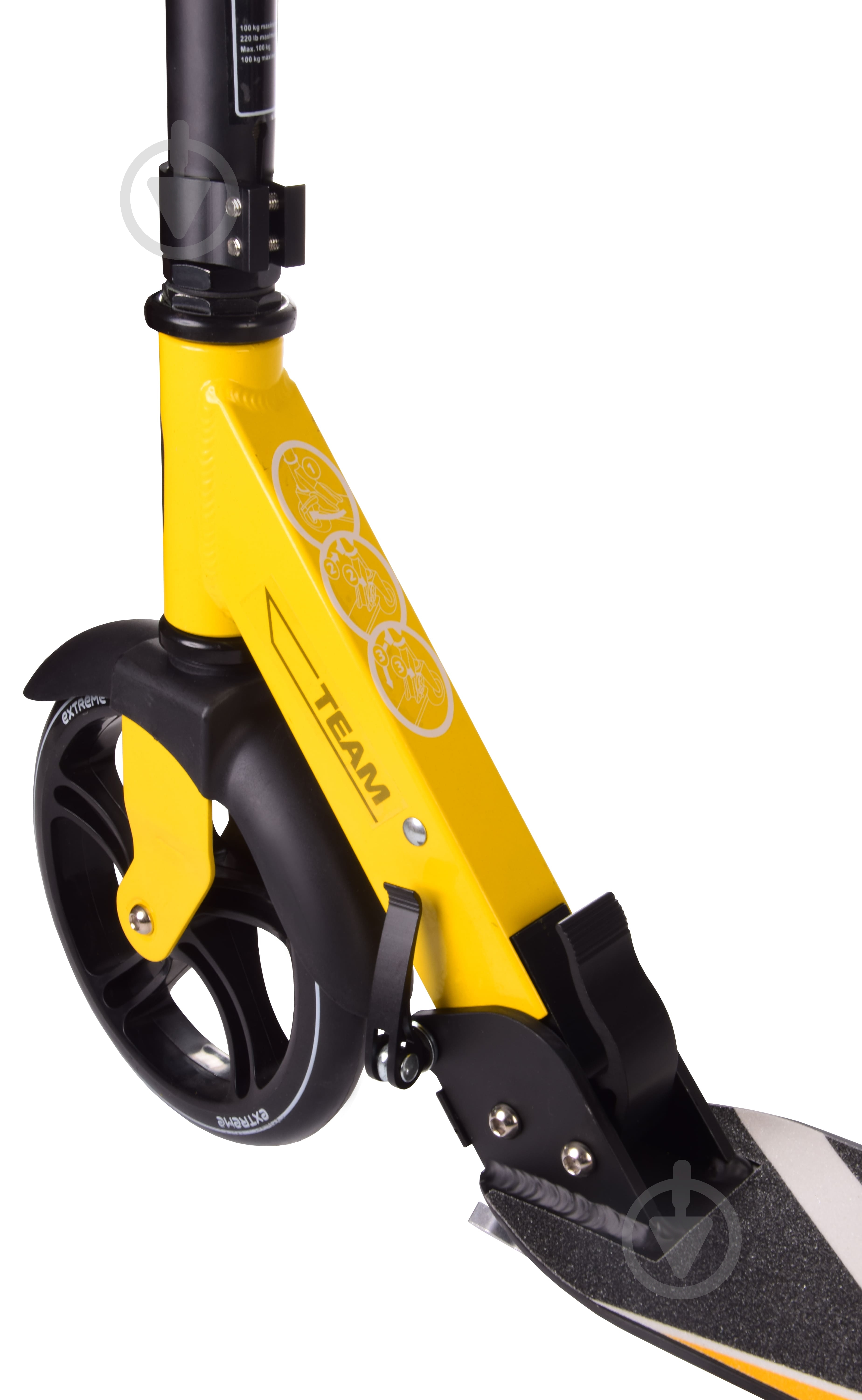 Самокат Extreme Motion Team желтый SK204 YELLOW - фото 8 Самокат Extreme Motion Team желтый SK204 YELLOW - фото 8