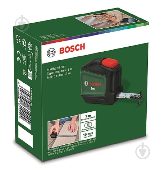 Рулетка Bosch 1600A027PJ 3 м x 19 мм - фото 2
