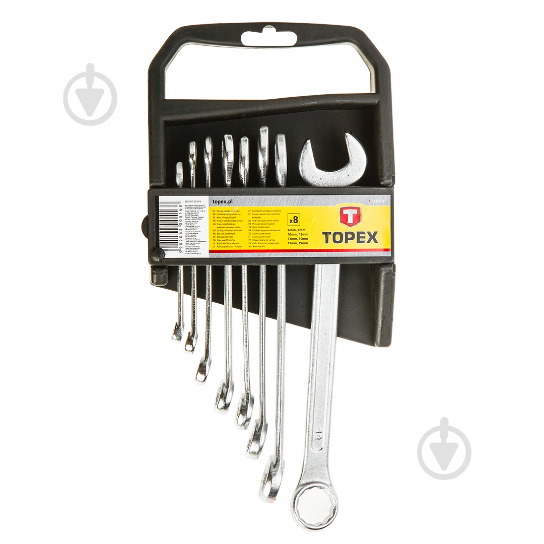 Ключ комбинированный Topex 35D374 - фото 1