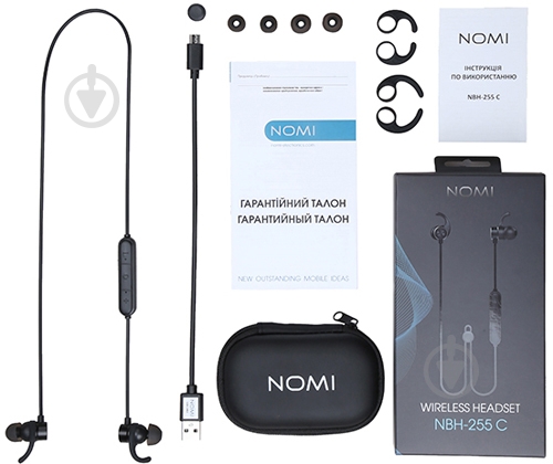 Наушники Nomi NBH-250C black (498526) - фото 4