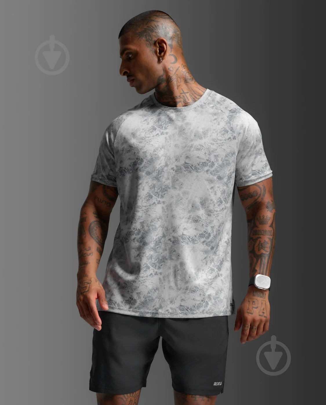 Майка 2XU Aero Mesh Tee MR7441a_WMB/BRF р.M серый - фото 1