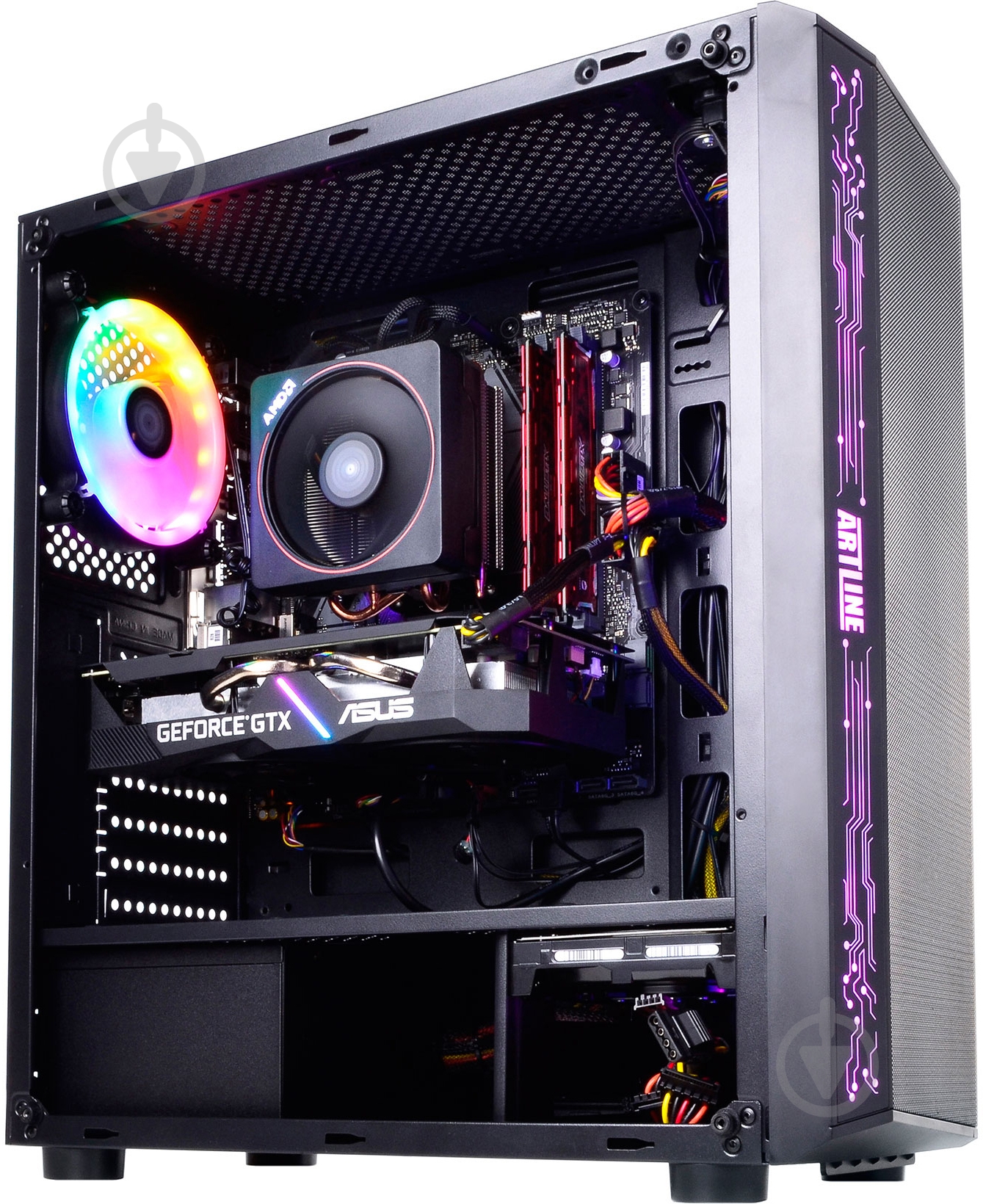 Компьютер персональный Artline Gaming X48 (X48v06) black - фото 14