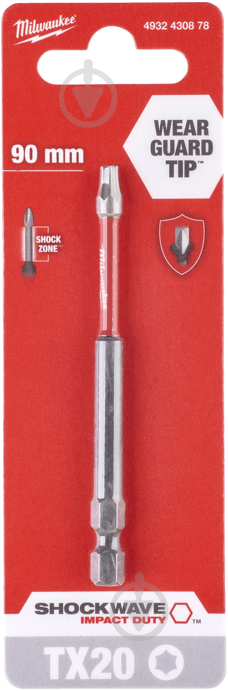 Бита Milwaukee Torx 1 шт. 4932430878 - фото 1