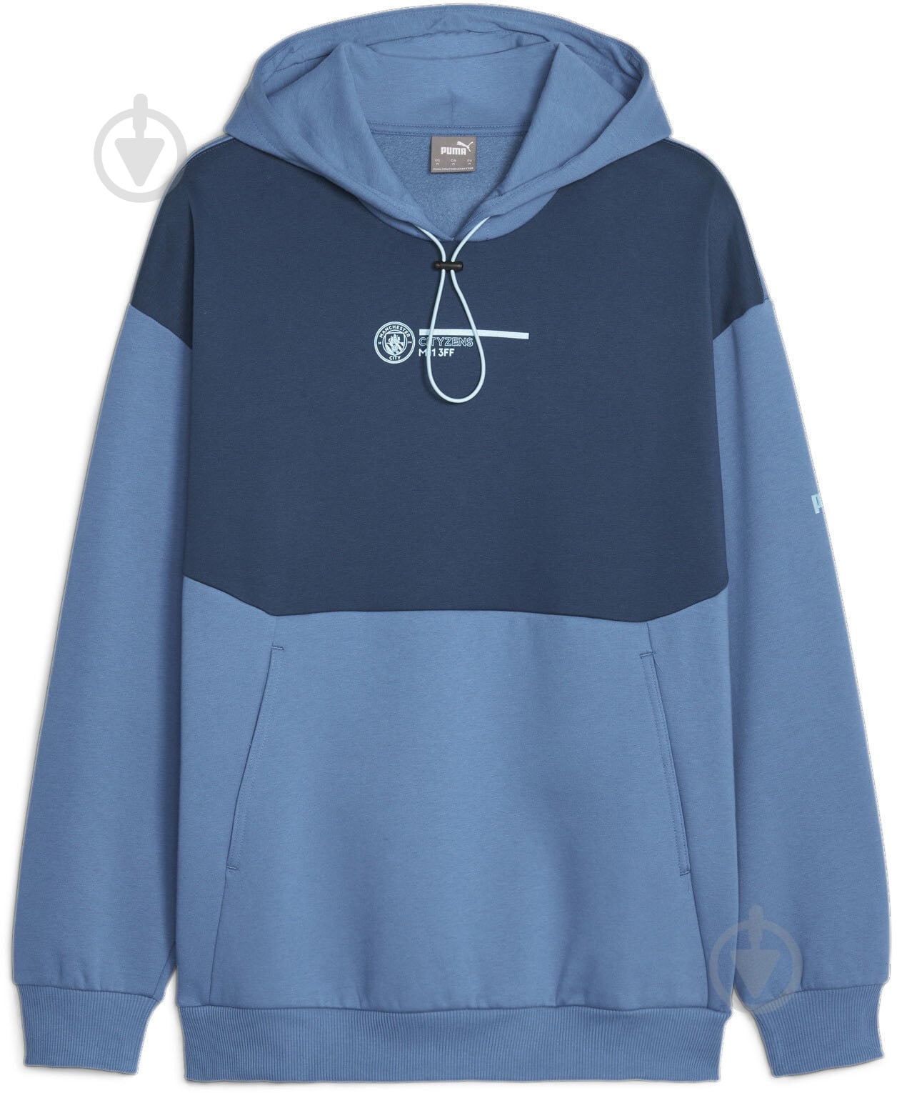 Джемпер Puma MCFC FTBLCULTURE HOODY 77296527 р.M разноцветный - фото 1