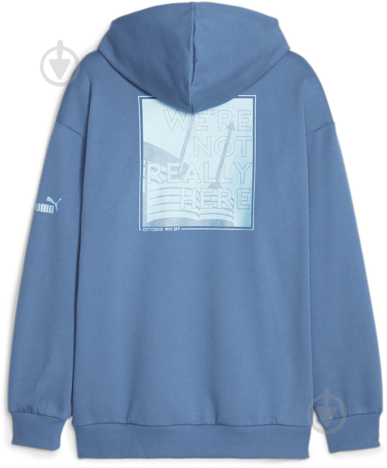 Джемпер Puma MCFC FTBLCULTURE HOODY 77296527 р.M разноцветный - фото 2