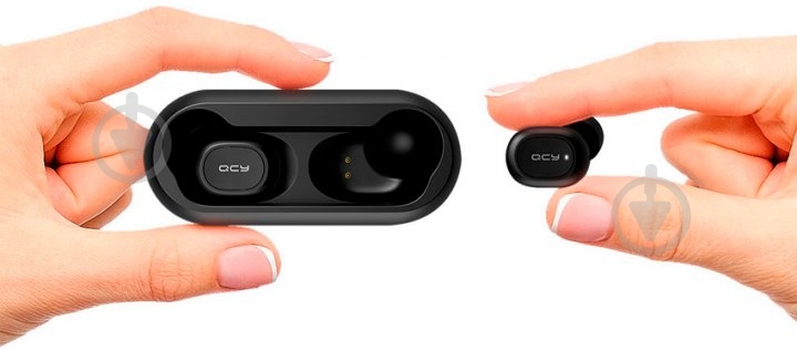 Навушники QCY T1C black (555740) - фото 7
