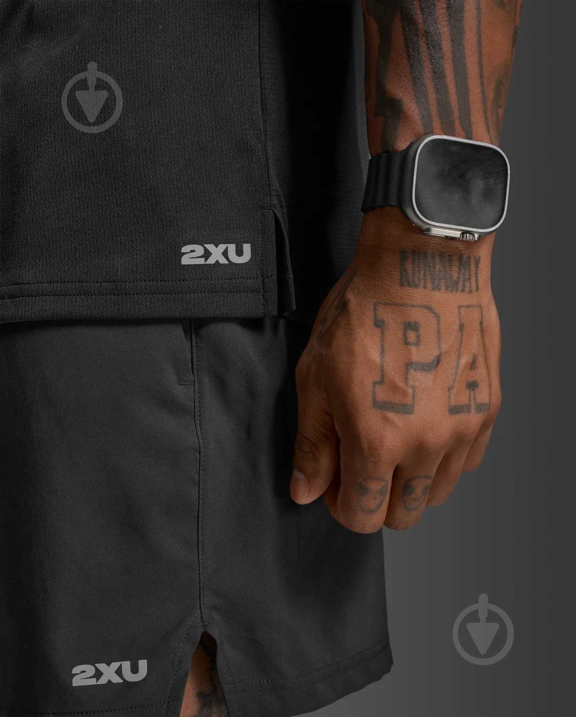 Майка 2XU Aero Mesh Tee MR7441a_BLK/SRF р.M черный - фото 5
