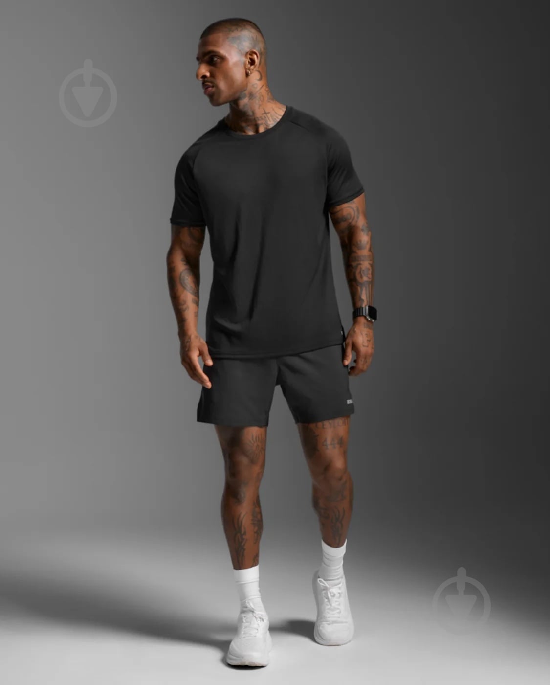 Майка 2XU Aero Mesh Tee MR7441a_BLK/SRF р.M черный - фото 7
