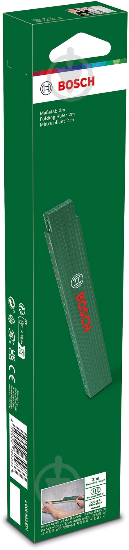 Рулетка Bosch складана 1600A032V3 2 м - фото 5 Рулетка Bosch складана 1600A032V3 2 м - фото 5