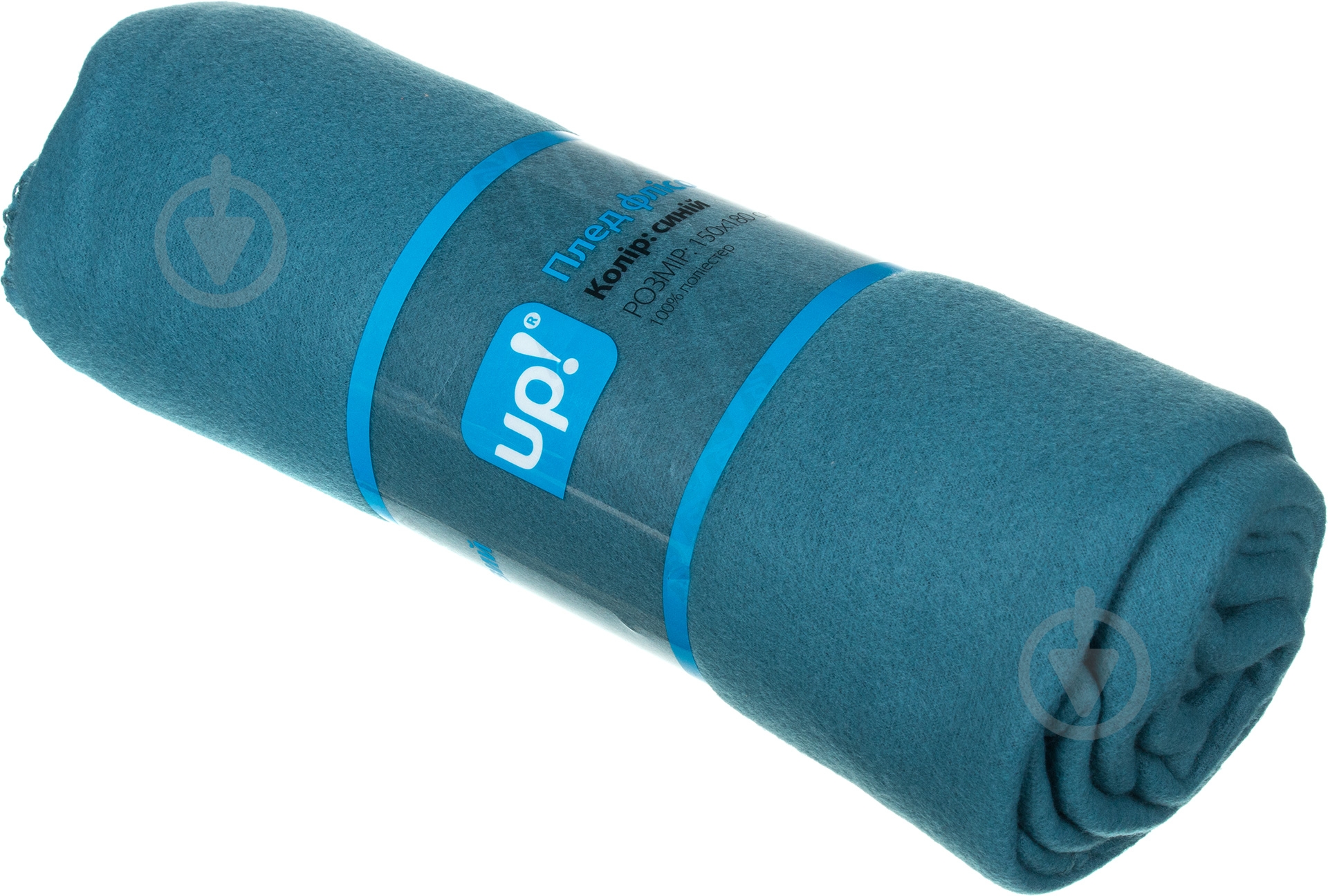 Плед 150x180 см синий UP! (Underprice) - фото 3 Плед 150x180 см синий UP! (Underprice) - фото 3