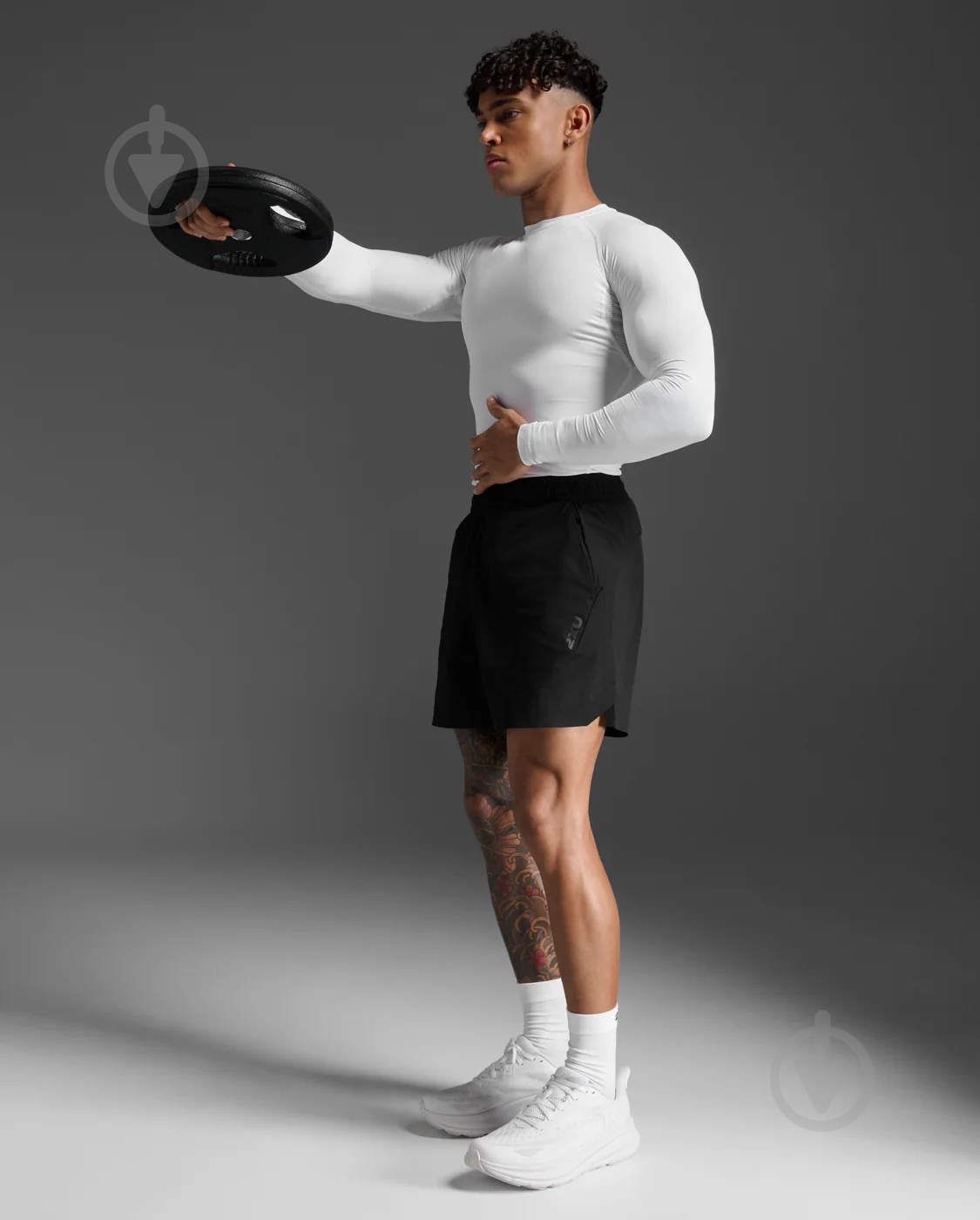 Футболка 2XU Core Compression Long Sleeve MA6398a_WHT/NLO р.S белый - фото 6 Футболка 2XU Core Compression Long Sleeve MA6398a_WHT/NLO р.S белый - фото 6