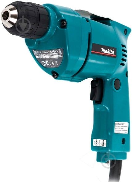Дрель ударная Makita 6510LVR - фото 2 Дрель ударная Makita 6510LVR - фото 2