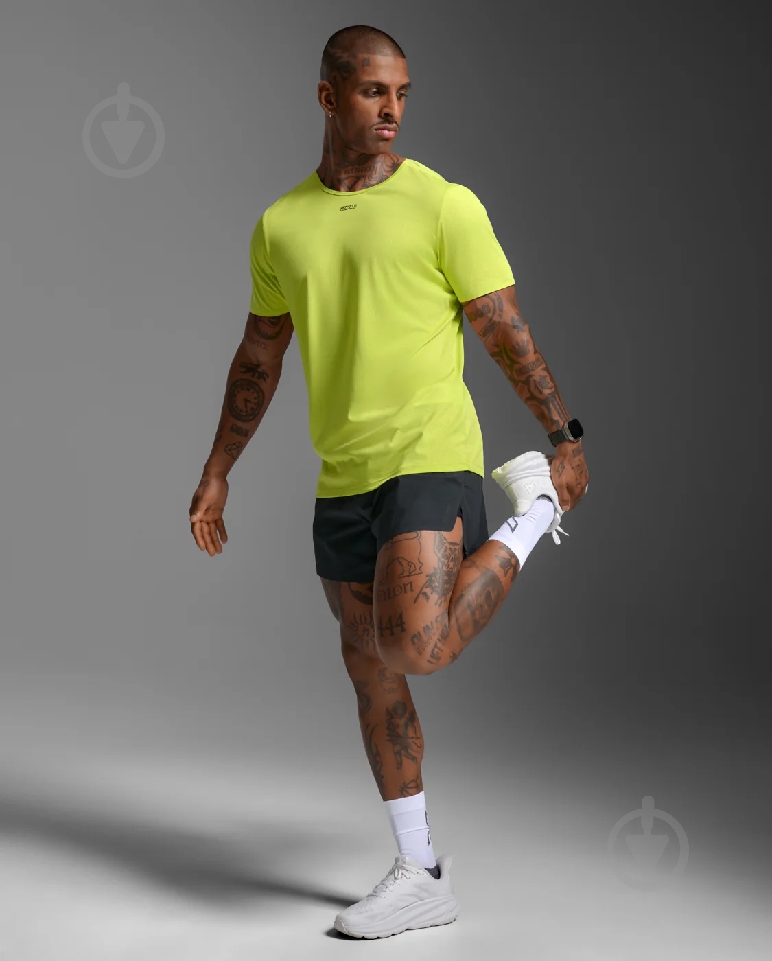 Майка 2XU Light Speed Tech Tee MR7150a_VOL/BRF р.S зеленый - фото 7