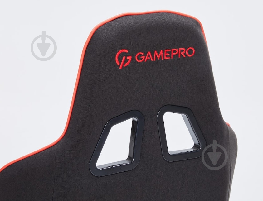 Крісло ігрове GamePro GC575FB Size L Fabric Black&Red чорно-біло-червоний - фото 7 Крісло ігрове GamePro GC575FB Size L Fabric Black&Red чорно-біло-червоний - фото 7