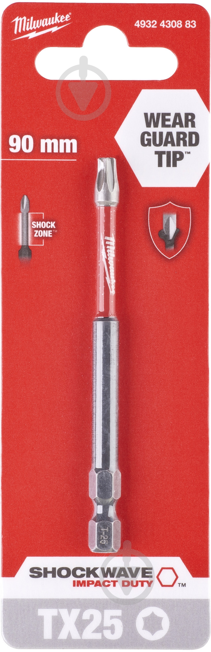 Бита Milwaukee Torx 1 шт. 4932430883 - фото 1