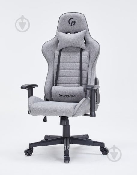 Крісло ігрове GamePro GC575FB Size L Fabric Gray сірий - фото 2