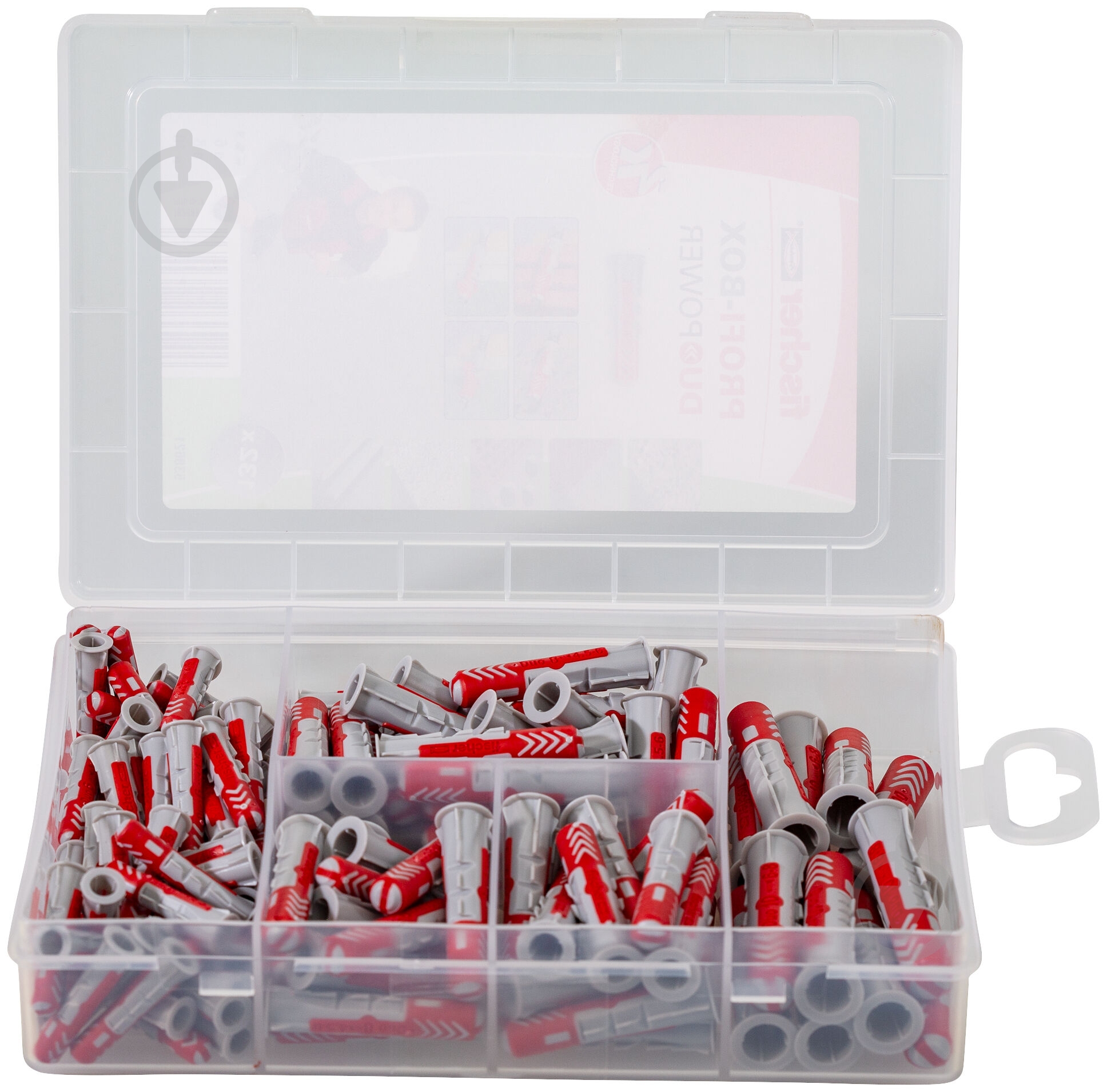 Набір дюбелів універсальних MEISTERBOX DUOPOWER (NV) PLUG без шурупа fischer 132 шт. (538621) - фото 3 Набір дюбелів універсальних MEISTERBOX DUOPOWER (NV) PLUG без шурупа fischer 132 шт. (538621) - фото 3