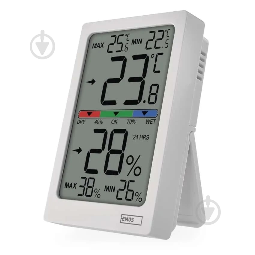 Термометр-гігрометр Emos E0558 цифровий - фото 1 Термометр-гігрометр Emos E0558 цифровий - фото 1