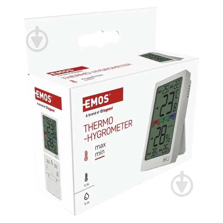 Термометр-гігрометр Emos E0558 цифровий - фото 14 Термометр-гігрометр Emos E0558 цифровий - фото 14