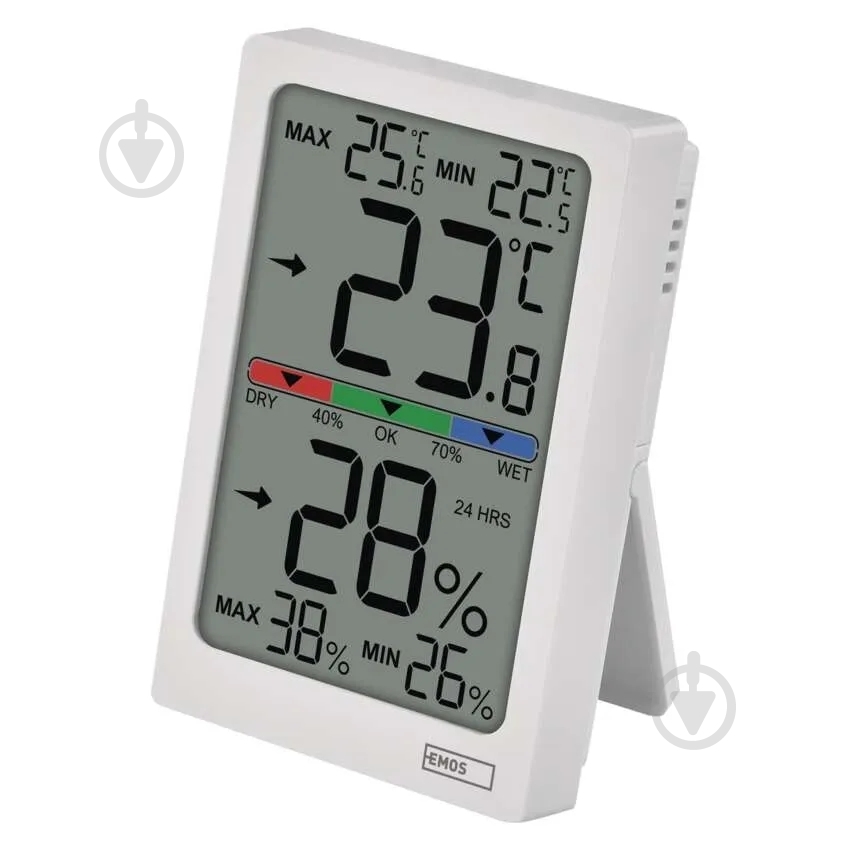 Термометр-гігрометр Emos E0558 цифровий - фото 2 Термометр-гігрометр Emos E0558 цифровий - фото 2