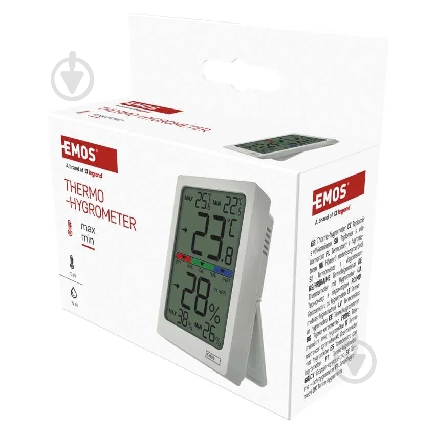 Термометр-гігрометр Emos E0558 цифровий - фото 7 Термометр-гігрометр Emos E0558 цифровий - фото 7