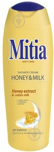 Гель для душа Mitia Мед с молоком 400 мл - фото 1