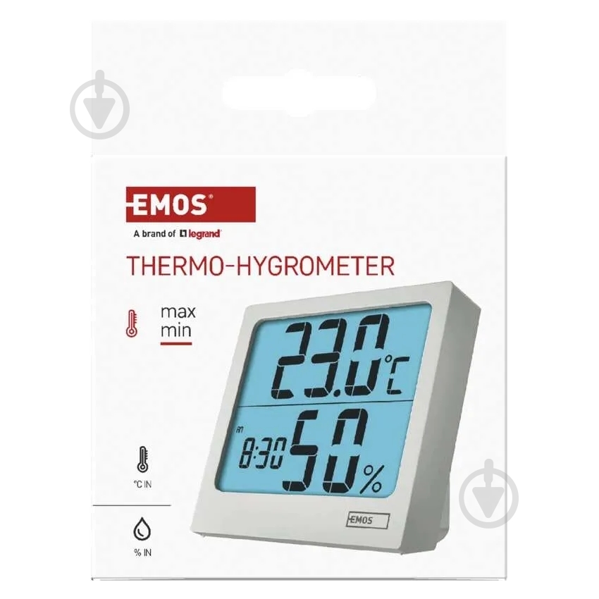 Термометр-гігрометр Emos E0114N цифровий - фото 13 Термометр-гігрометр Emos E0114N цифровий - фото 13