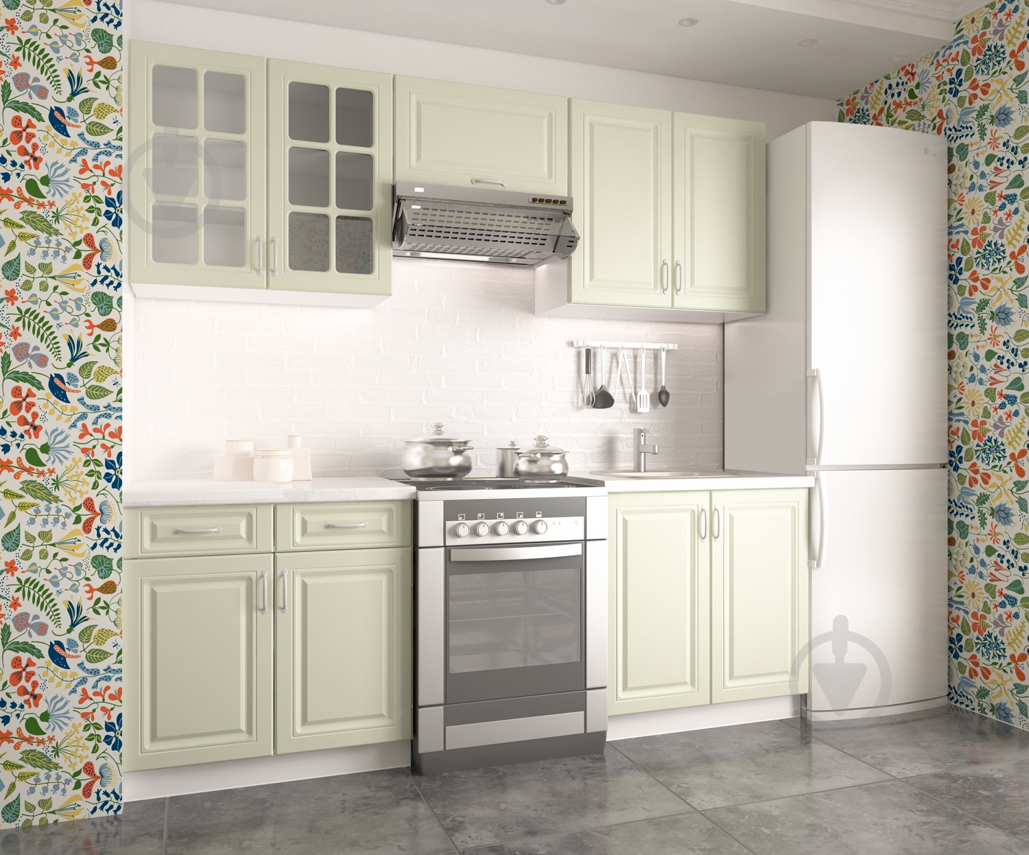 Кухня Мишелла МДФ 2,2 м - фото 2 Кухня Мишелла МДФ 2,2 м - фото 2