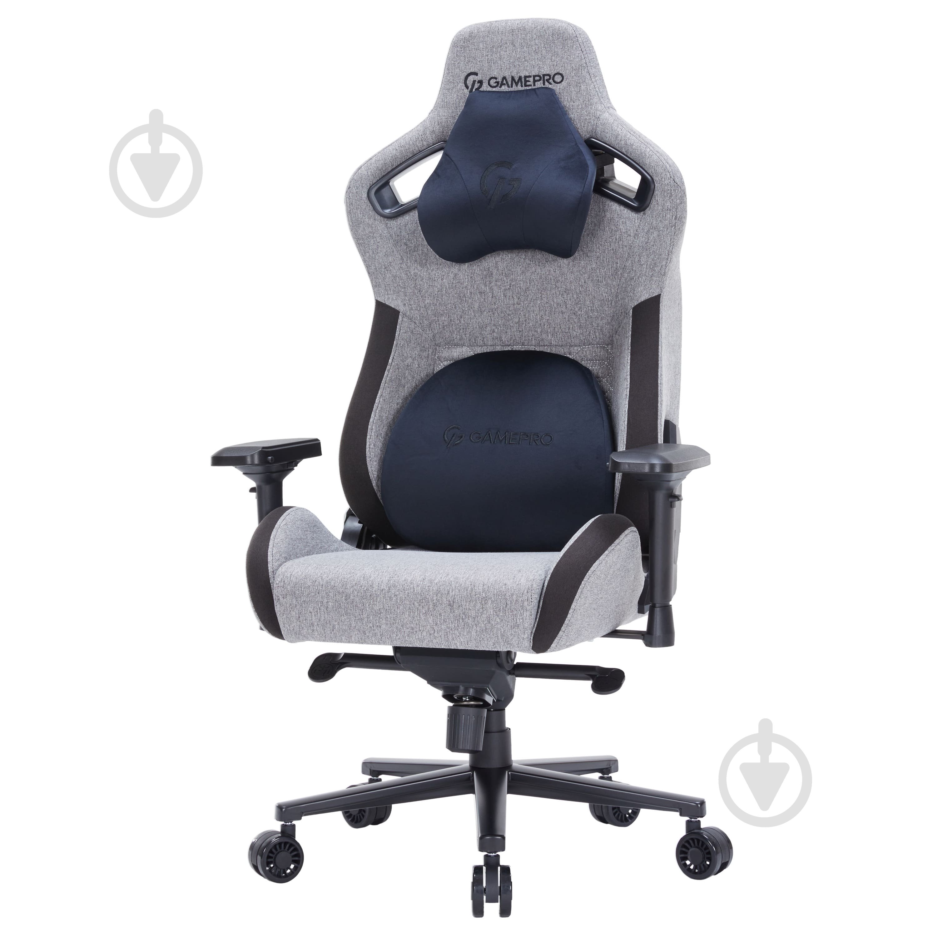 Кресло игровое GamePro GC900DB Size XL Fabric Dark Grey - фото 2 Кресло игровое GamePro GC900DB Size XL Fabric Dark Grey - фото 2