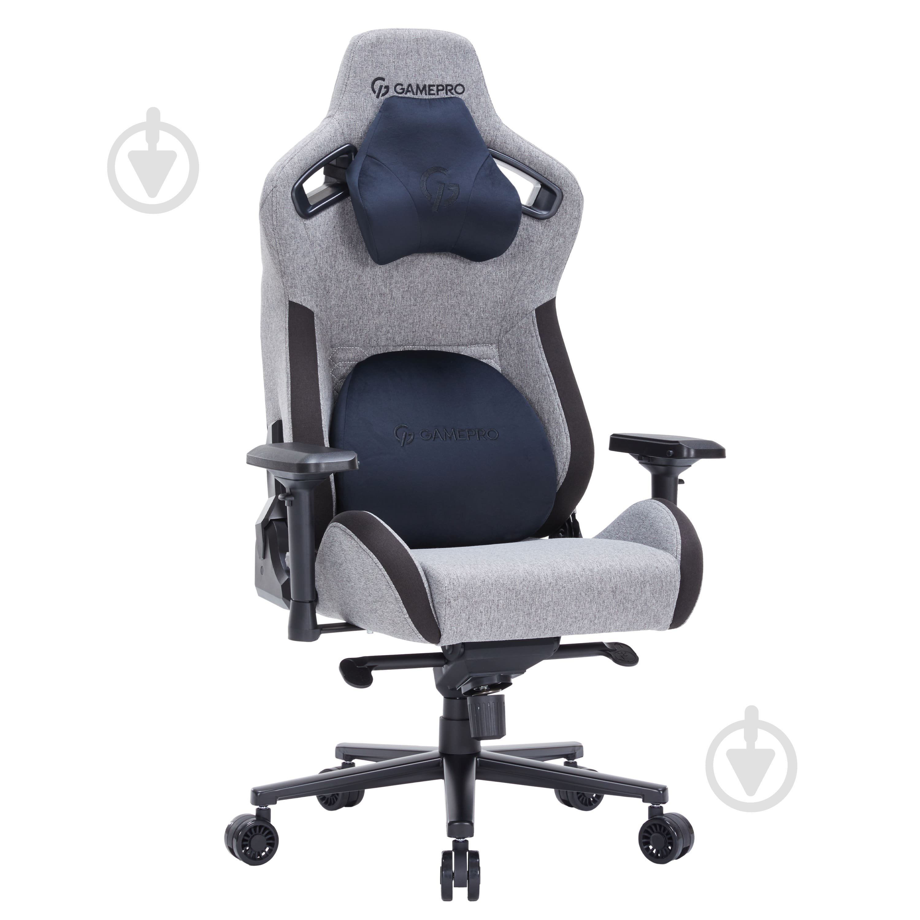 Кресло игровое GamePro GC900DB Size XL Fabric Dark Grey - фото 8 Кресло игровое GamePro GC900DB Size XL Fabric Dark Grey - фото 8