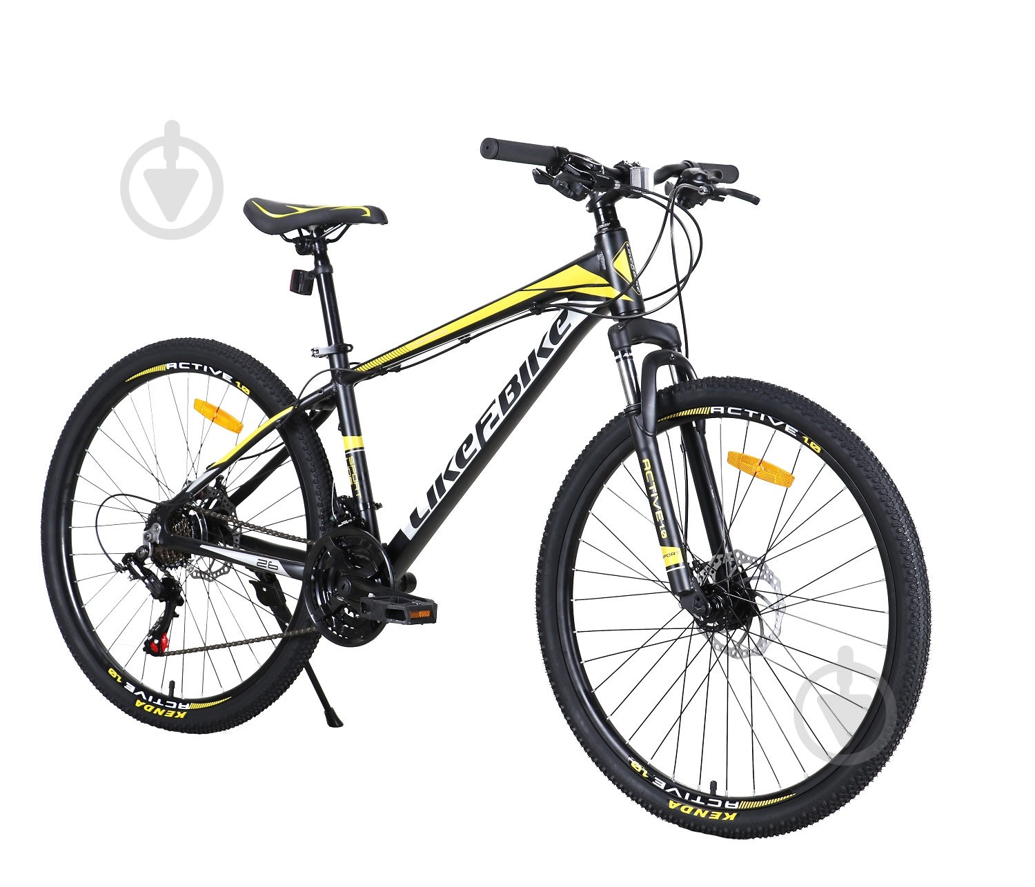 Велосипед Like2bike 26" 15"(38 см) Active 1.0 A212604 черный - фото 1 Велосипед Like2bike 26" 15"(38 см) Active 1.0 A212604 черный - фото 1