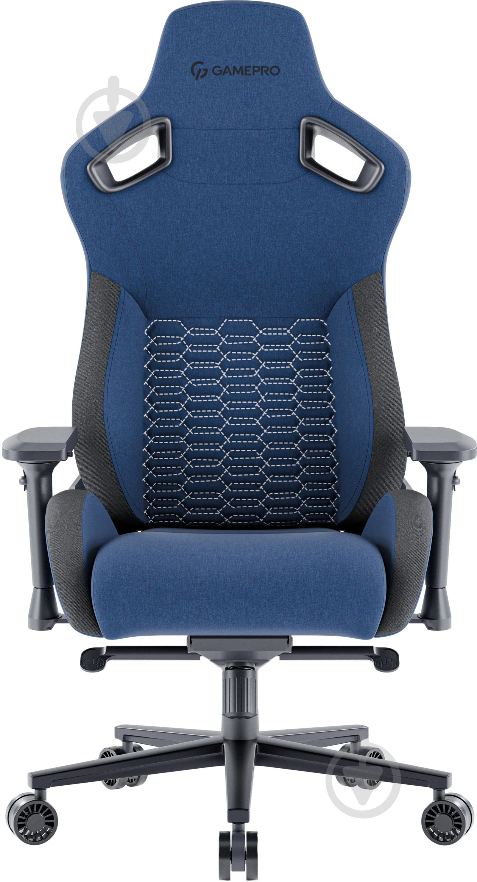 Крісло ігрове GamePro GC900DB Size XL Fabric Dark Blue - фото 3