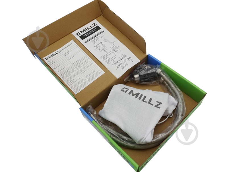 Смеситель для умывальника MILLZ спецпокрытие черный MRS-AL-B13 (black) - фото 7