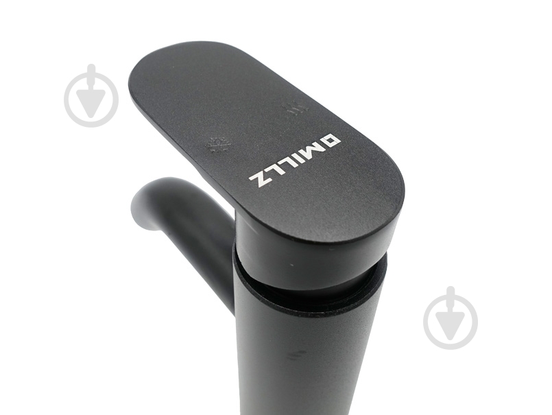 Смеситель для умывальника MILLZ спецпокрытие черный MRS-AL-B13 (black) - фото 3