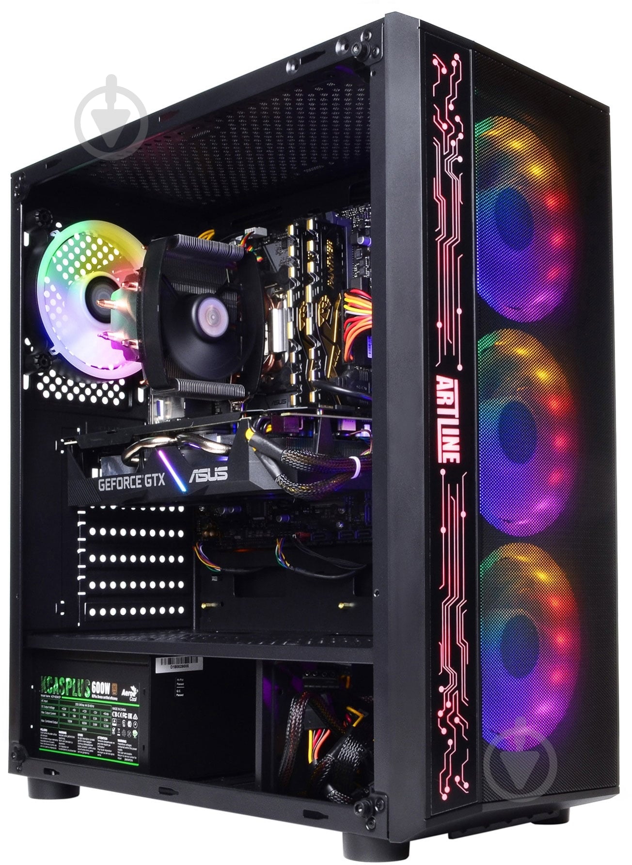 Компьютер персональный Artline Gaming X39 (X39v32) black - фото 3