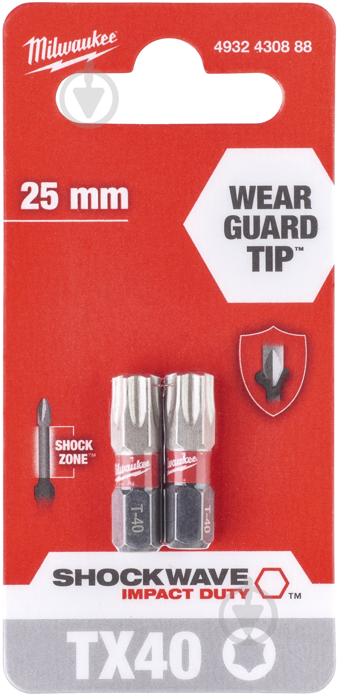 Бита Milwaukee Torx 2 шт. 4932430888 - фото 1 Бита Milwaukee Torx 2 шт. 4932430888 - фото 1