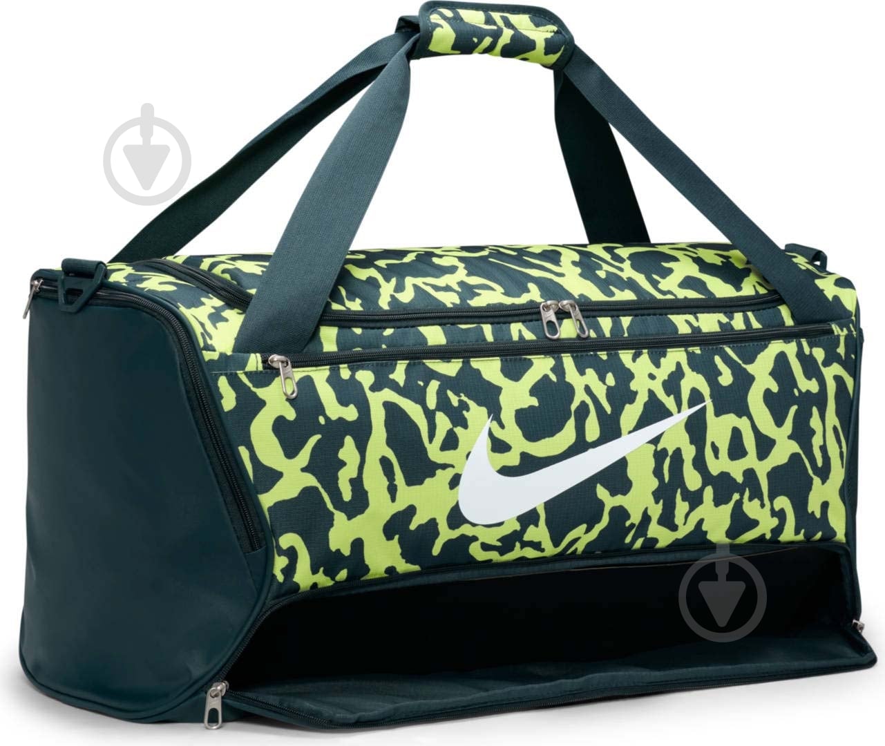 ᐉ Сумка Nike BRASILIA Duffel Bag FB2827-328 60 л темно-зеленый