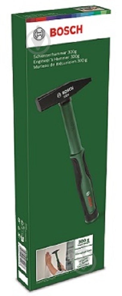 Молоток Bosch 300 г 1600A027PH - фото 2 Молоток Bosch 300 г 1600A027PH - фото 2