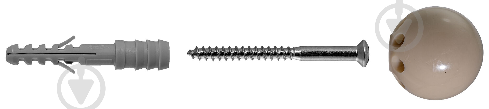 Обмежувач ходу дверей fischer TS 8BG (534128) бежевий - фото 1