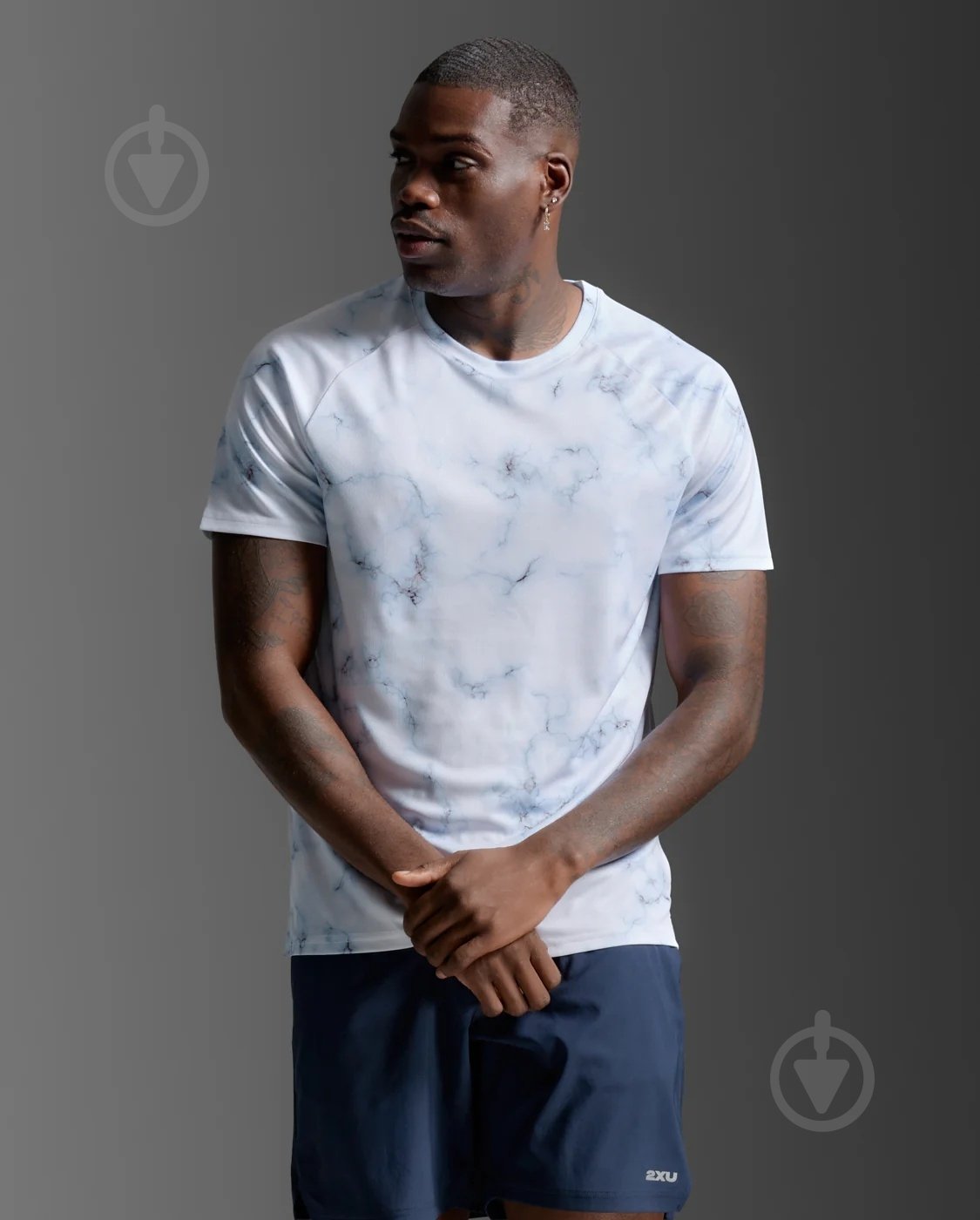 Майка 2XU Aero Mesh Tee MR7441a_BMB/BRF р.XL білий - фото 1