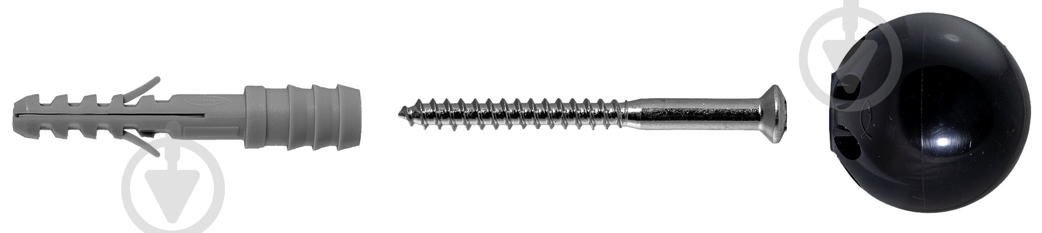 Обмежувач ходу дверей fischer TS 8BL (534129) чорний - фото 1 Обмежувач ходу дверей fischer TS 8BL (534129) чорний - фото 1