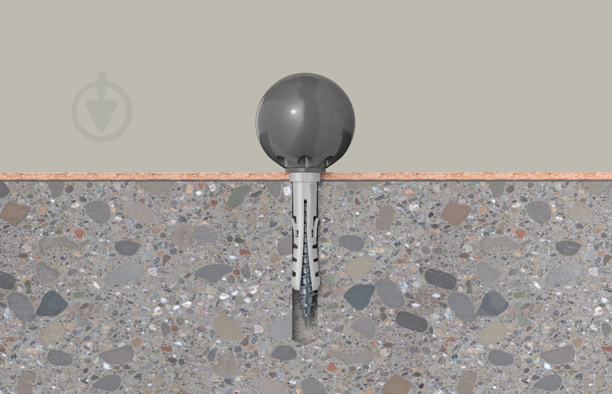 Обмежувач ходу дверей fischer TS 8BL (534129) чорний - фото 4 Обмежувач ходу дверей fischer TS 8BL (534129) чорний - фото 4