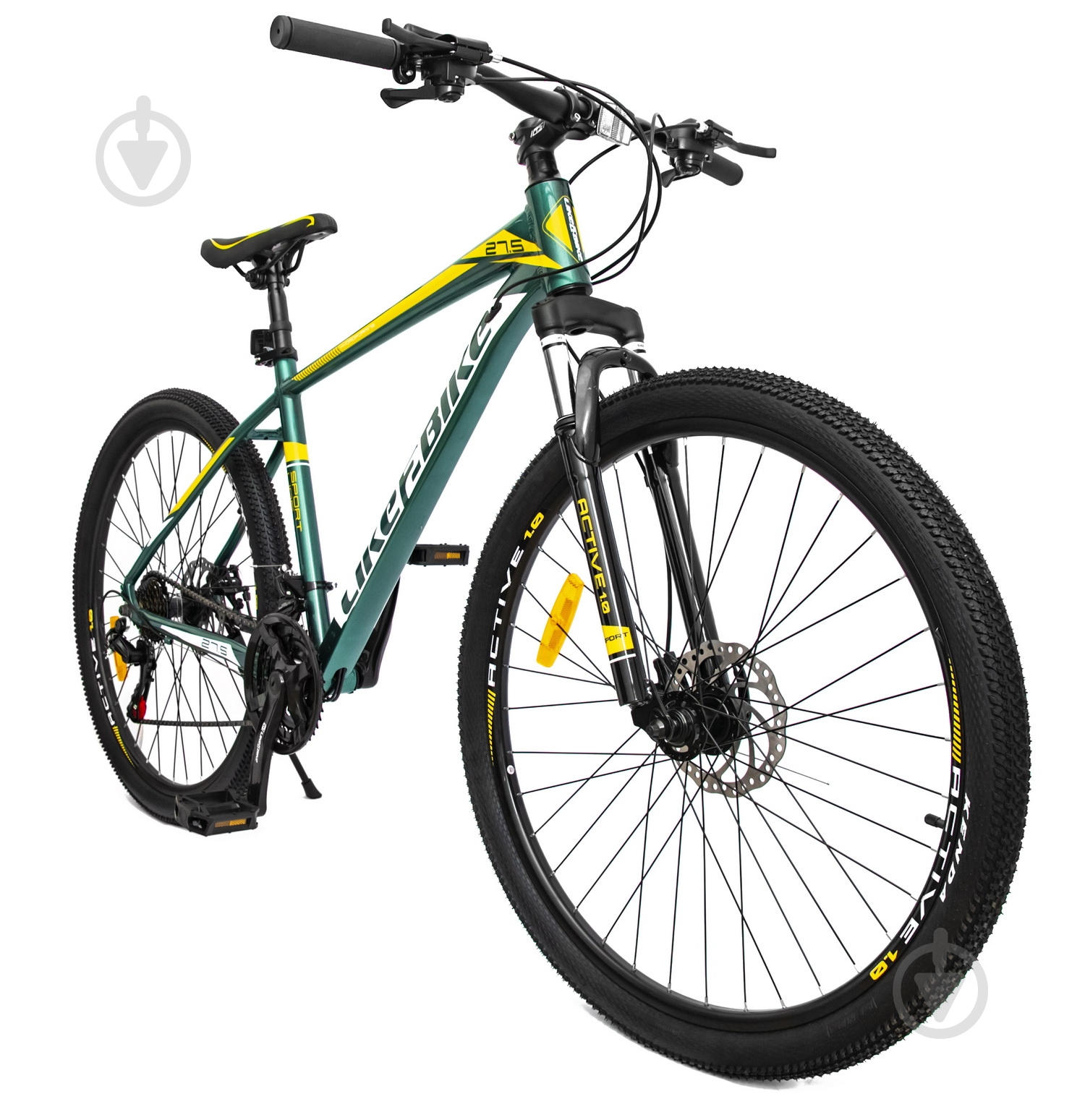 Велосипед Like2bike 27,5" 18"(46 см) Active 1.0 A212705 зеленый - фото 1 Велосипед Like2bike 27,5" 18"(46 см) Active 1.0 A212705 зеленый - фото 1