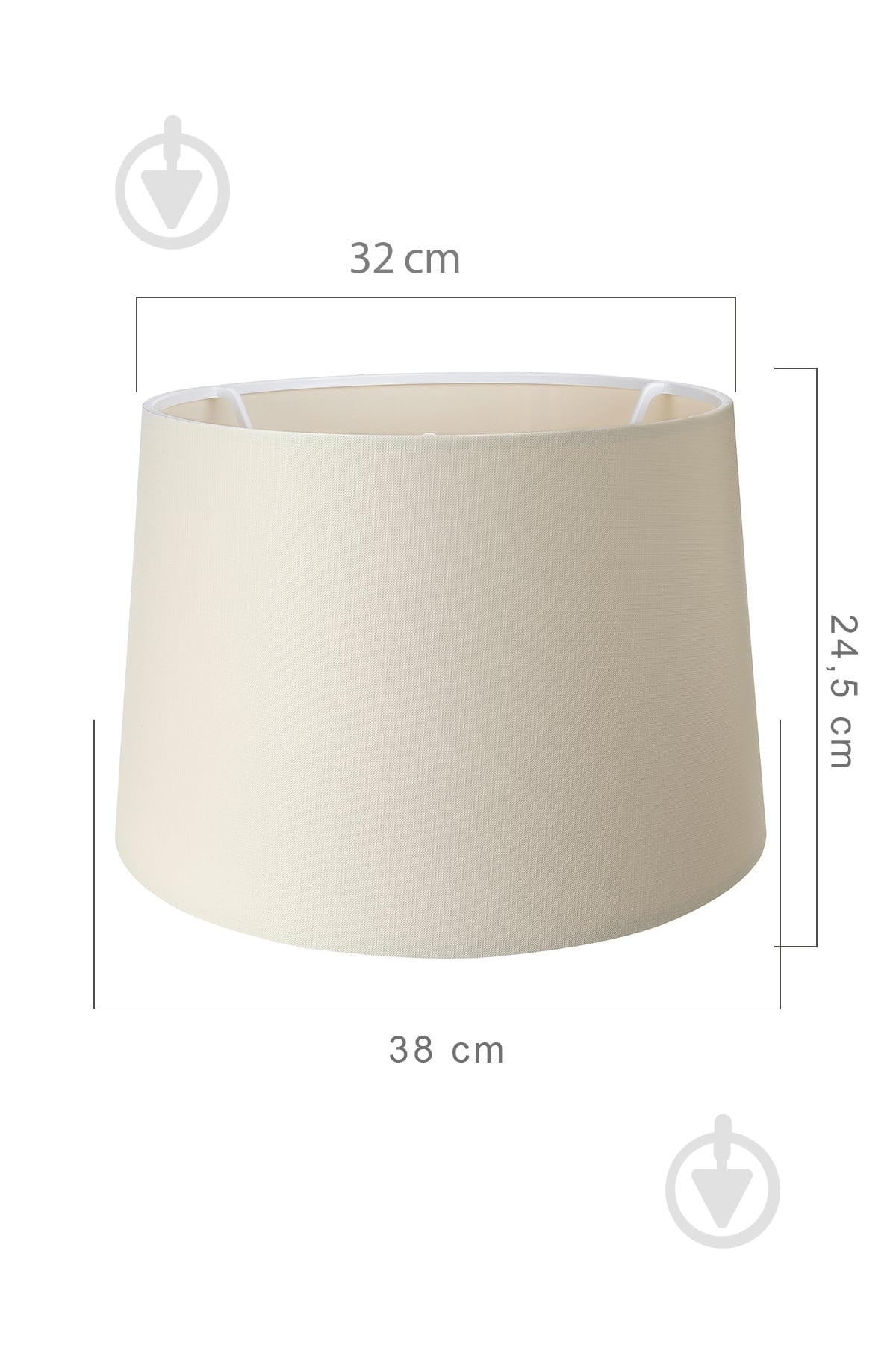 Абажур Rodi Luna MDL.3648 кремовий - фото 5