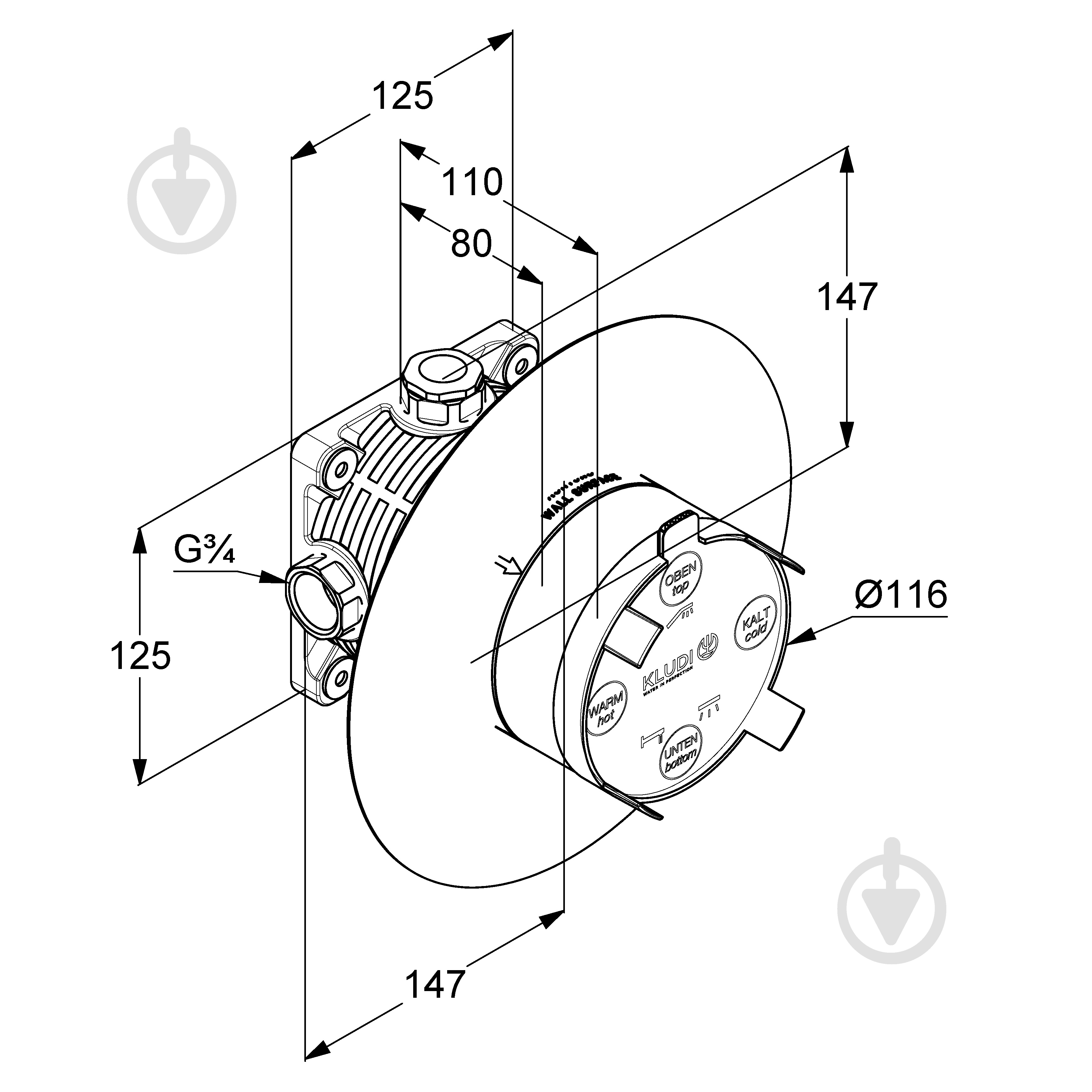 Душевой набор Kludi Nova Fonte - фото 3