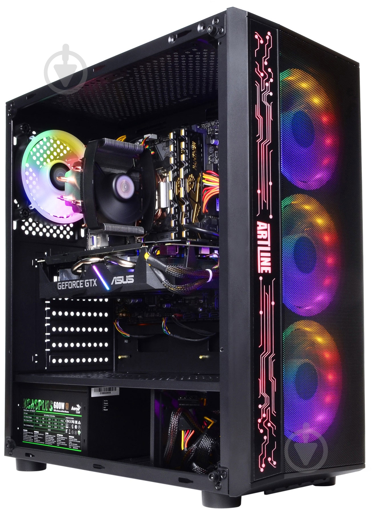 Компьютер персональный Artline Gaming X55 (X55v07) black - фото 3