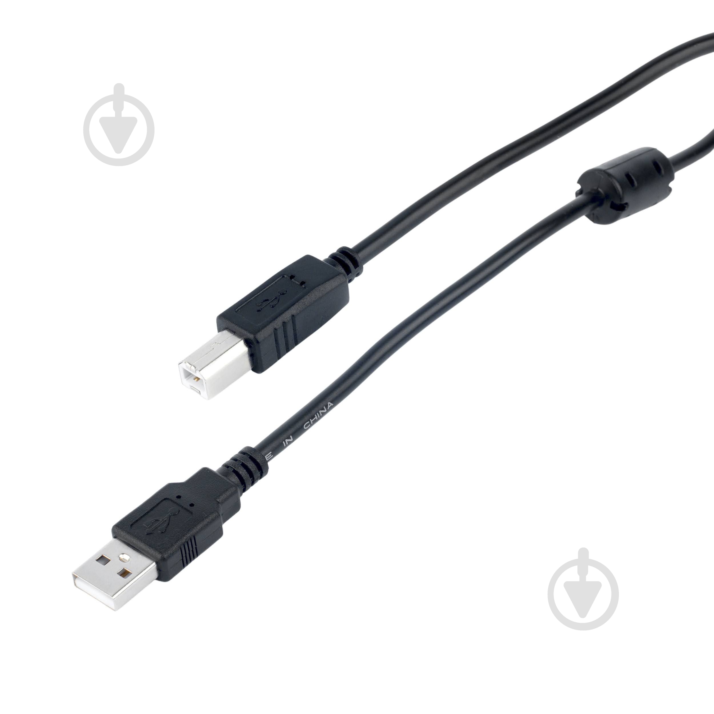Кабель ProfCable USB 2.0 type A – USB type B 1,5 м чорний (ProfCable12-150) - фото 2