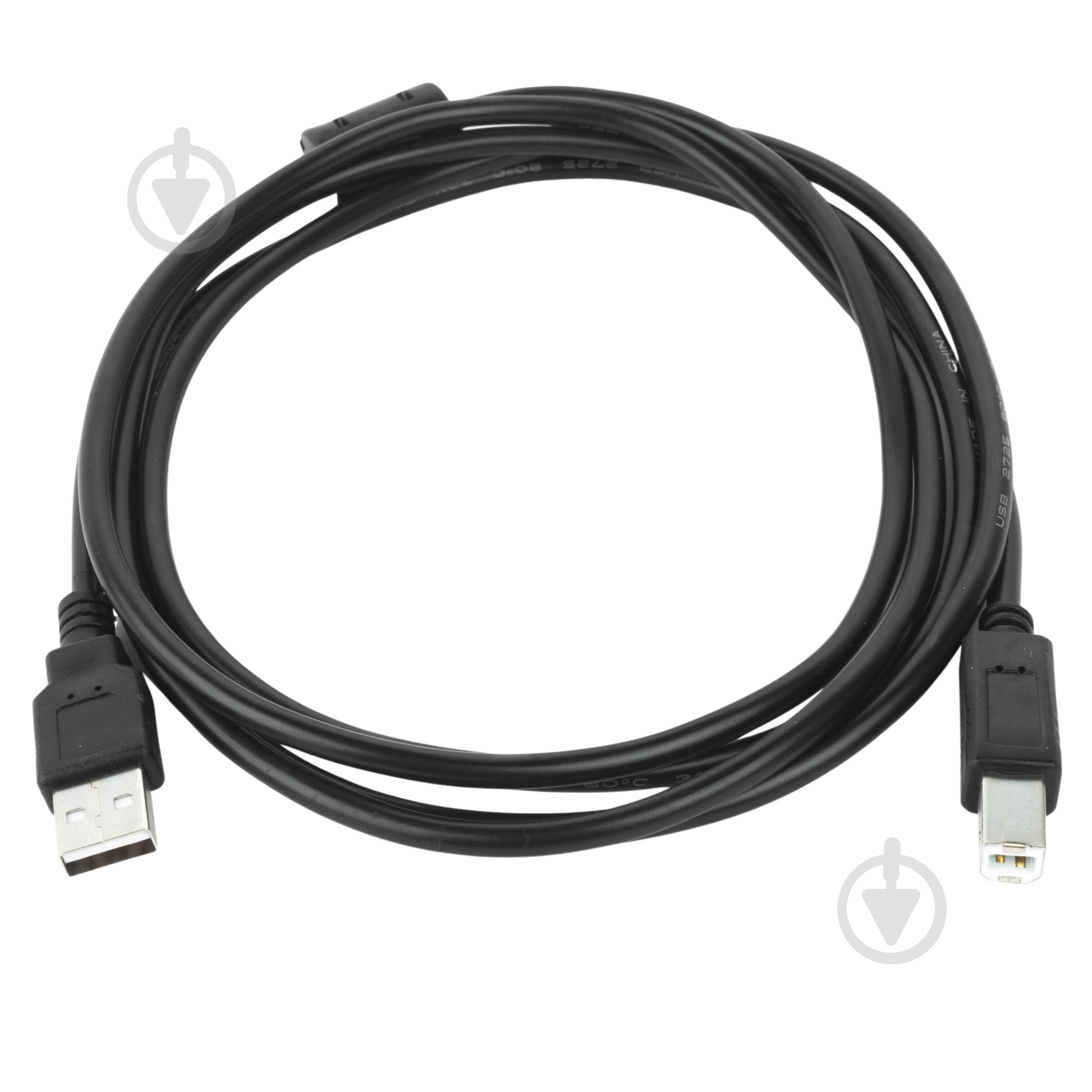 Кабель ProfCable USB 2.0 type A – USB type B 1,5 м чорний (ProfCable12-150) - фото 4