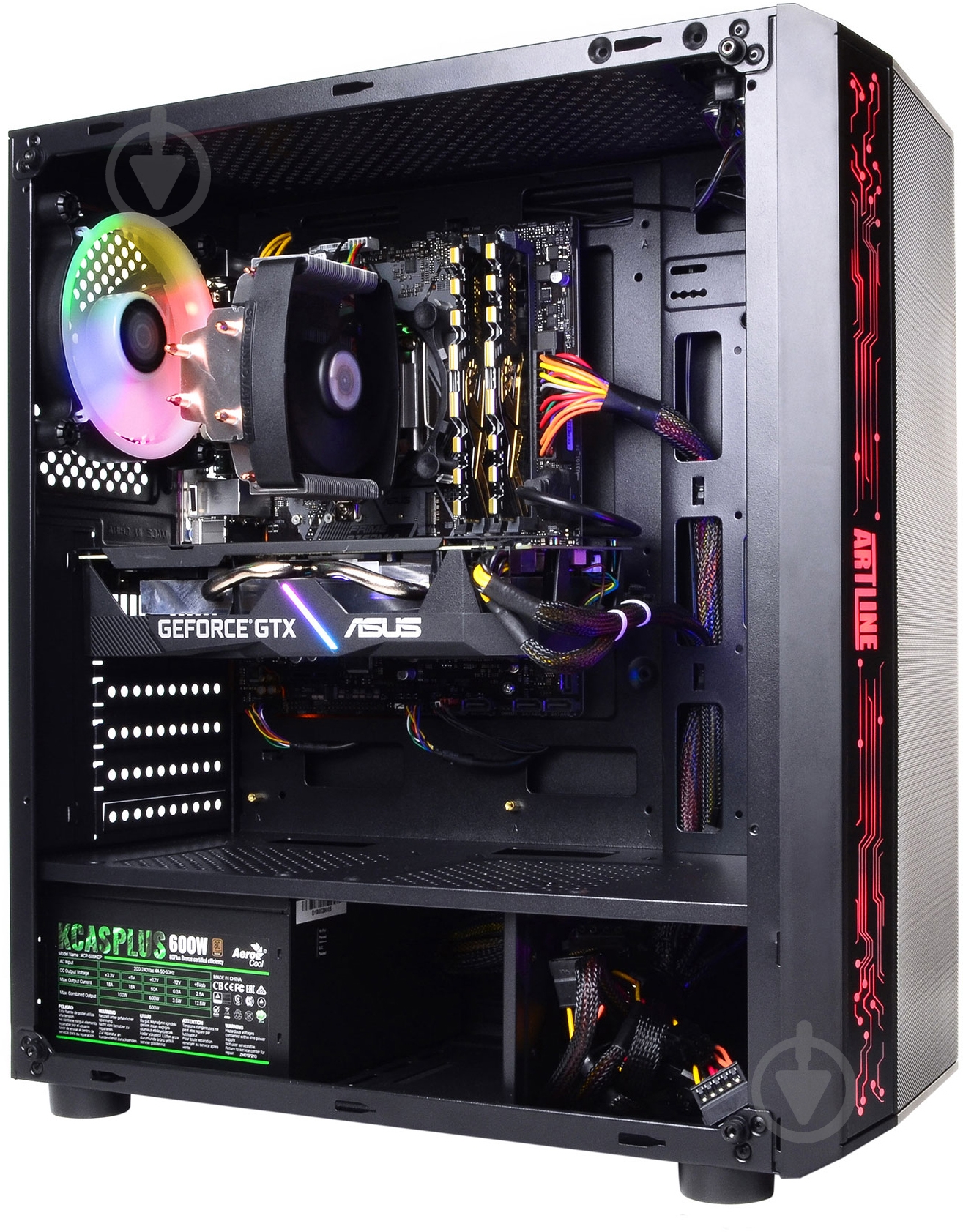 Компьютер персональный Artline Gaming X55 (X55v08) black - фото 11
