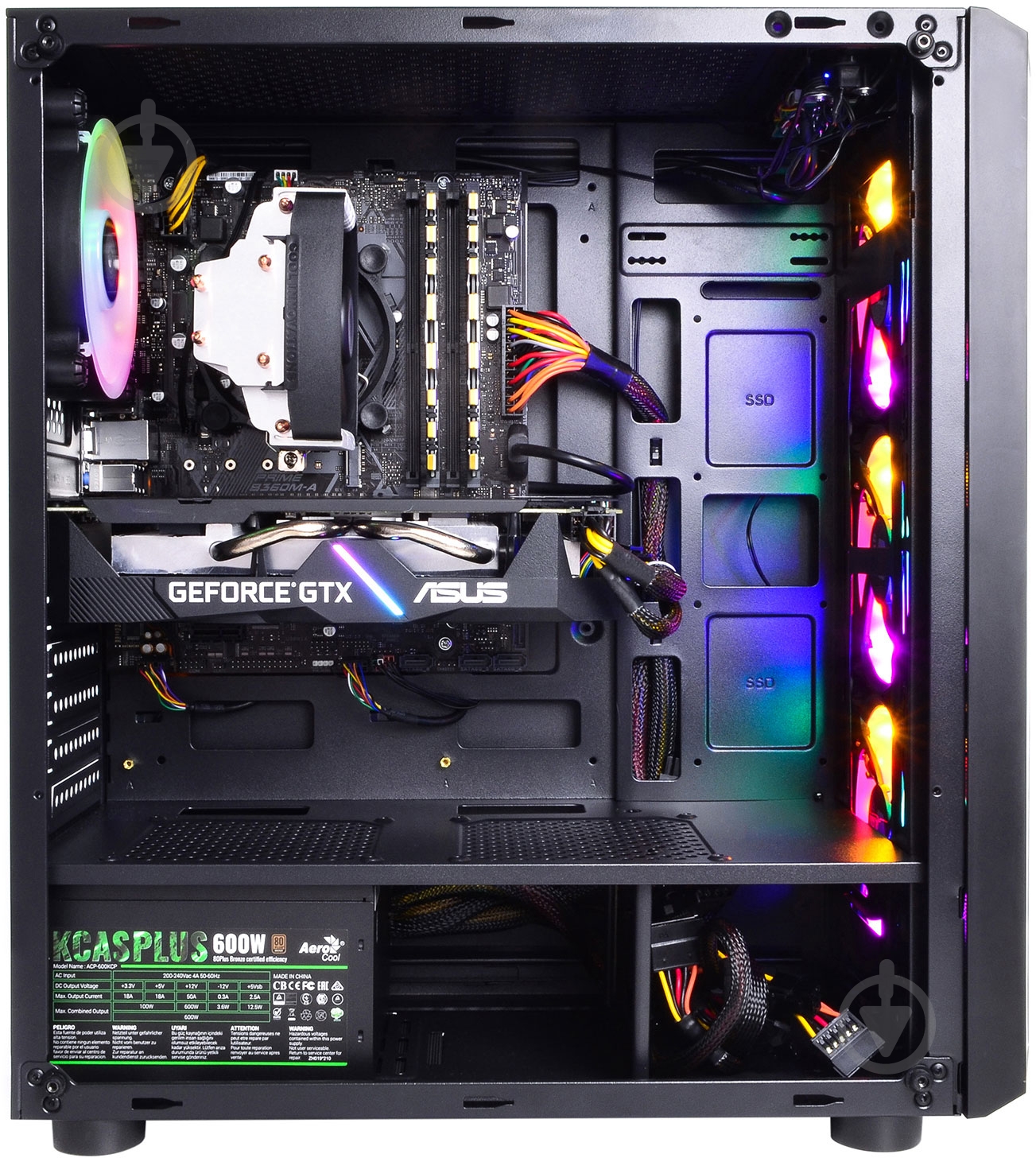 Компьютер персональный Artline Gaming X55 (X55v08) black - фото 9